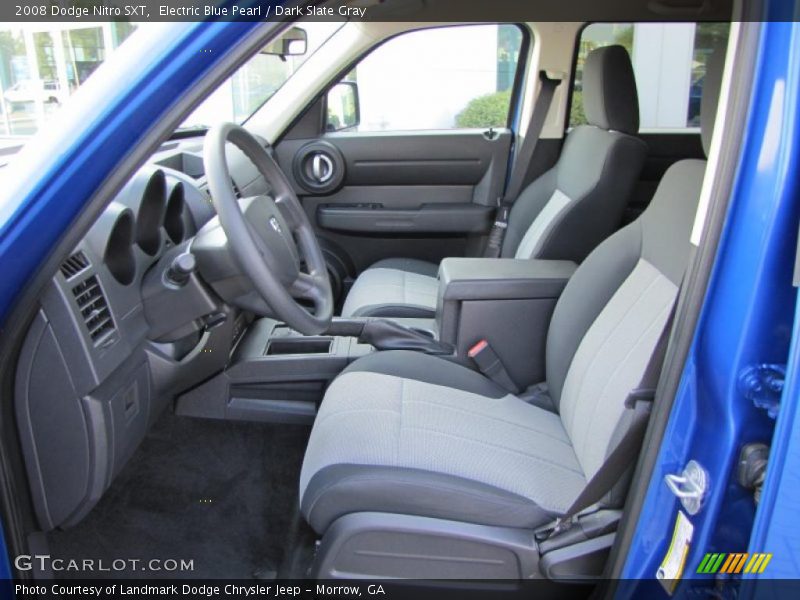 Electric Blue Pearl / Dark Slate Gray 2008 Dodge Nitro SXT