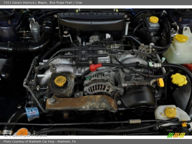 Blue Ridge Pearl / Gray 2001 Subaru Impreza L Wagon