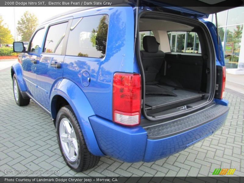 Electric Blue Pearl / Dark Slate Gray 2008 Dodge Nitro SXT