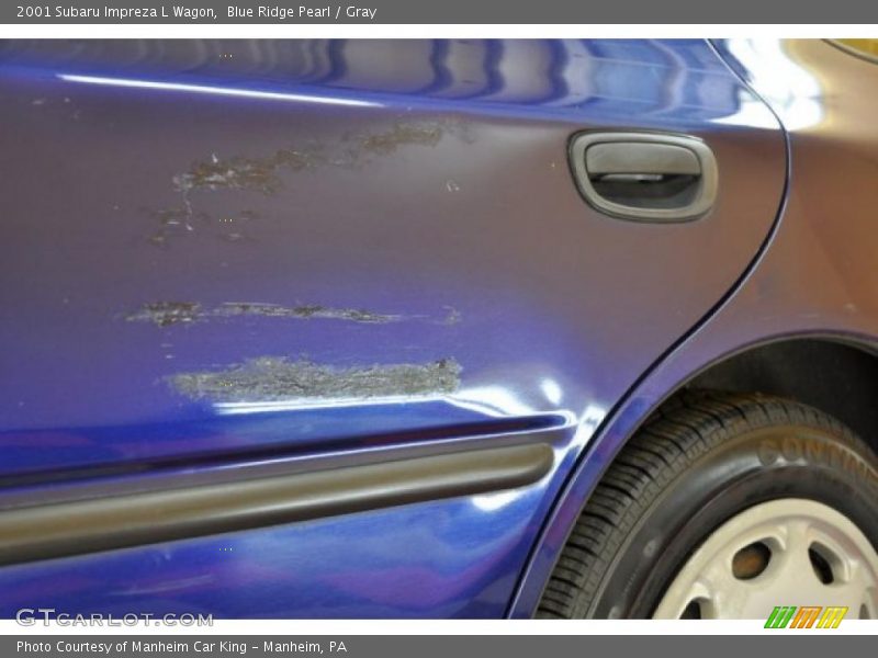 Blue Ridge Pearl / Gray 2001 Subaru Impreza L Wagon