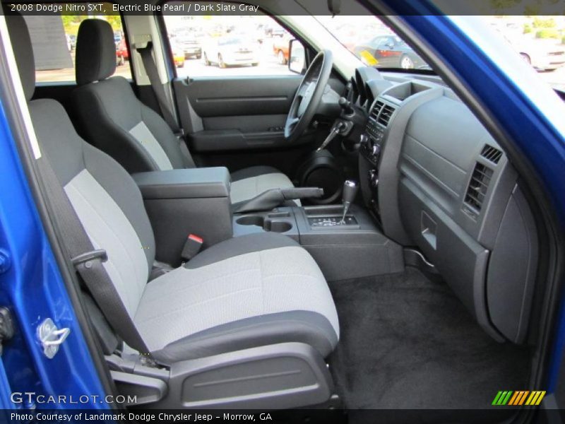 Electric Blue Pearl / Dark Slate Gray 2008 Dodge Nitro SXT