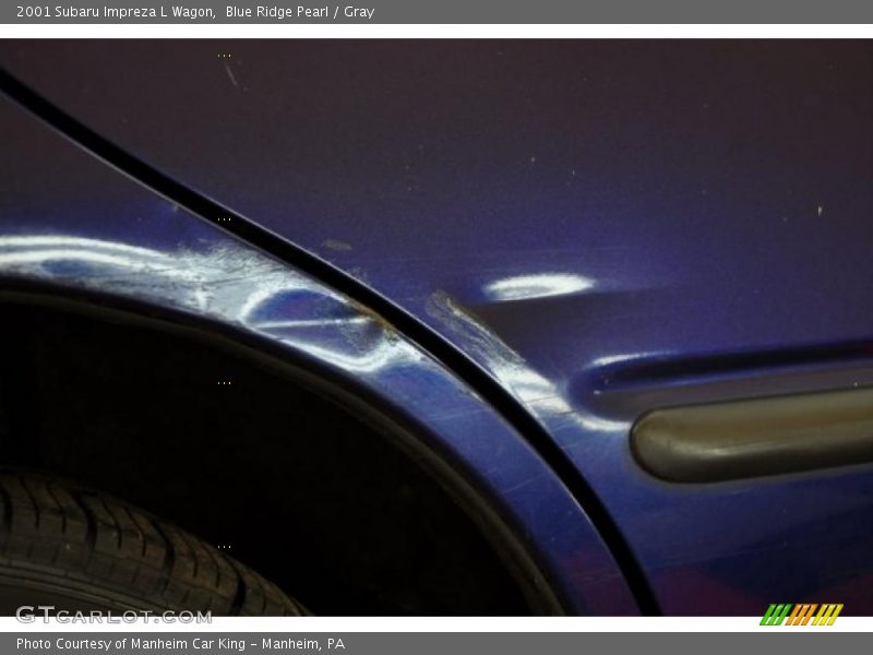 Blue Ridge Pearl / Gray 2001 Subaru Impreza L Wagon