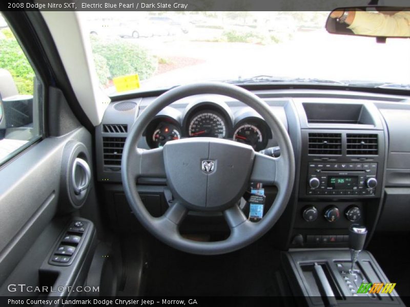 Electric Blue Pearl / Dark Slate Gray 2008 Dodge Nitro SXT