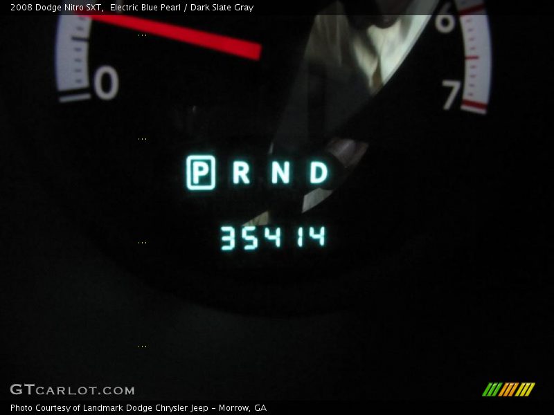 Electric Blue Pearl / Dark Slate Gray 2008 Dodge Nitro SXT