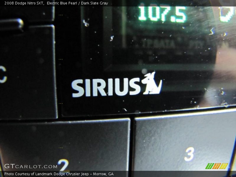Electric Blue Pearl / Dark Slate Gray 2008 Dodge Nitro SXT