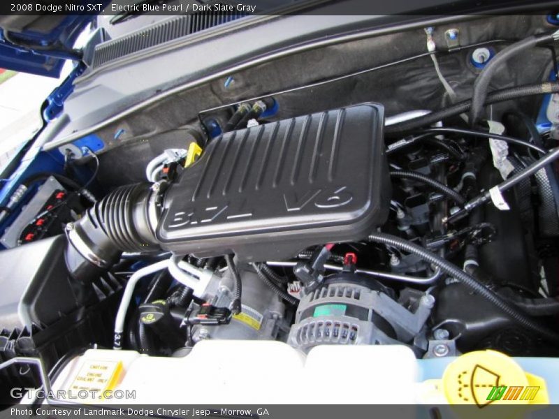 Electric Blue Pearl / Dark Slate Gray 2008 Dodge Nitro SXT