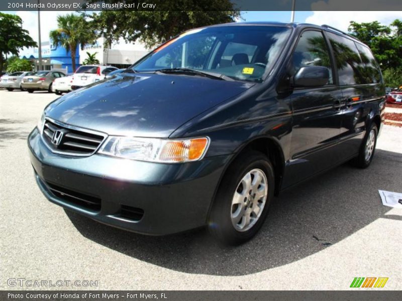 Sage Brush Pearl / Gray 2004 Honda Odyssey EX