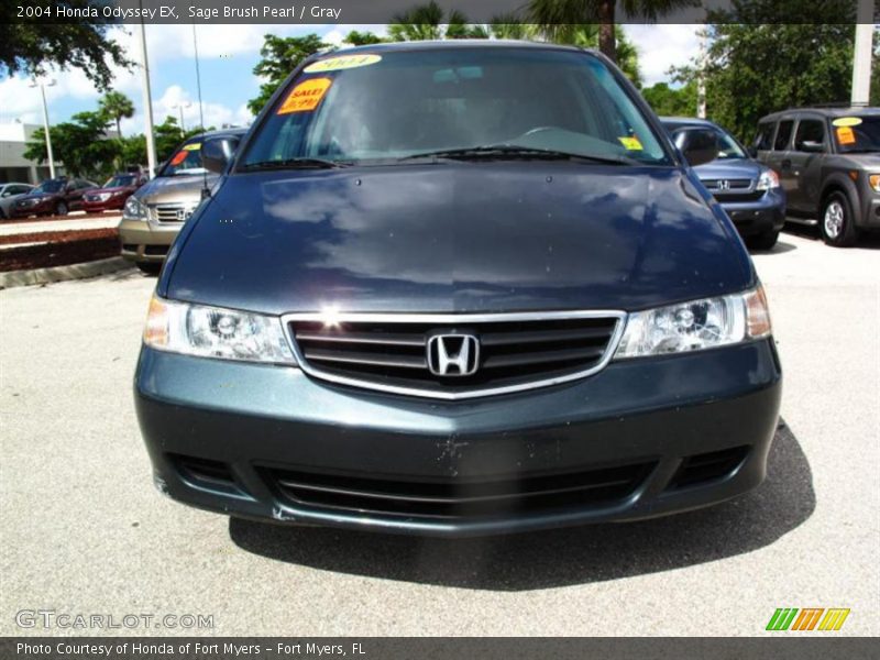 Sage Brush Pearl / Gray 2004 Honda Odyssey EX