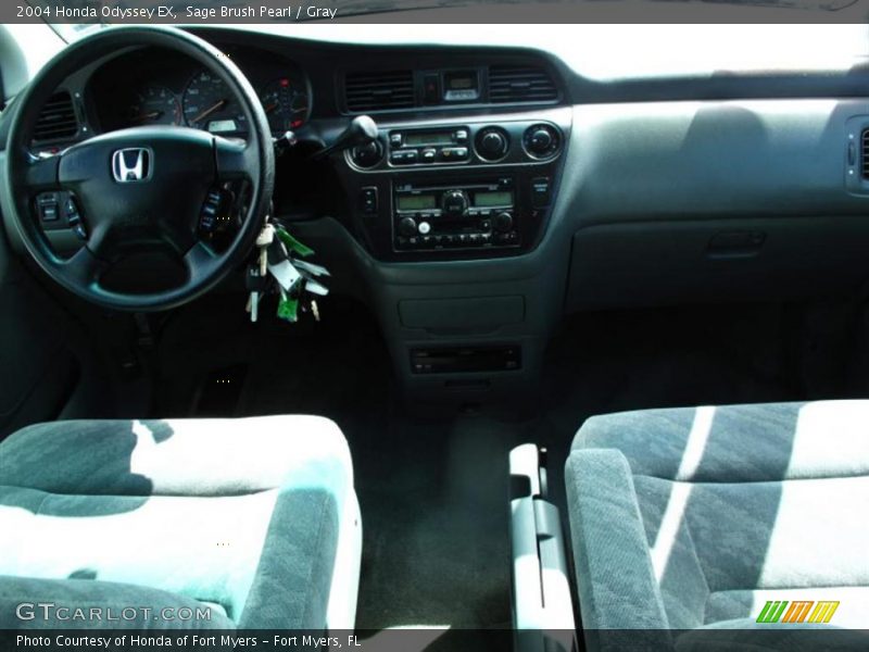 Sage Brush Pearl / Gray 2004 Honda Odyssey EX