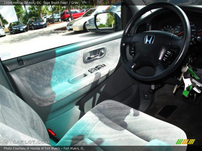 Sage Brush Pearl / Gray 2004 Honda Odyssey EX
