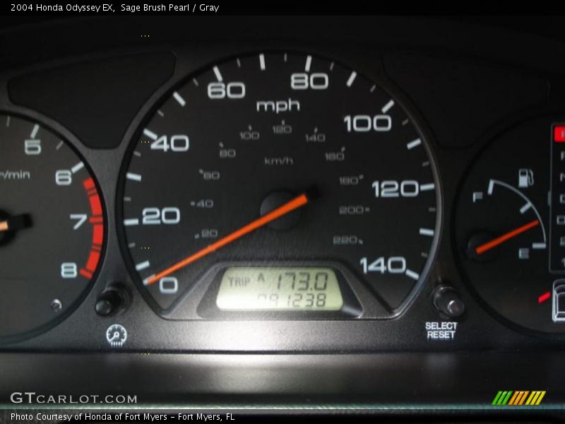Sage Brush Pearl / Gray 2004 Honda Odyssey EX