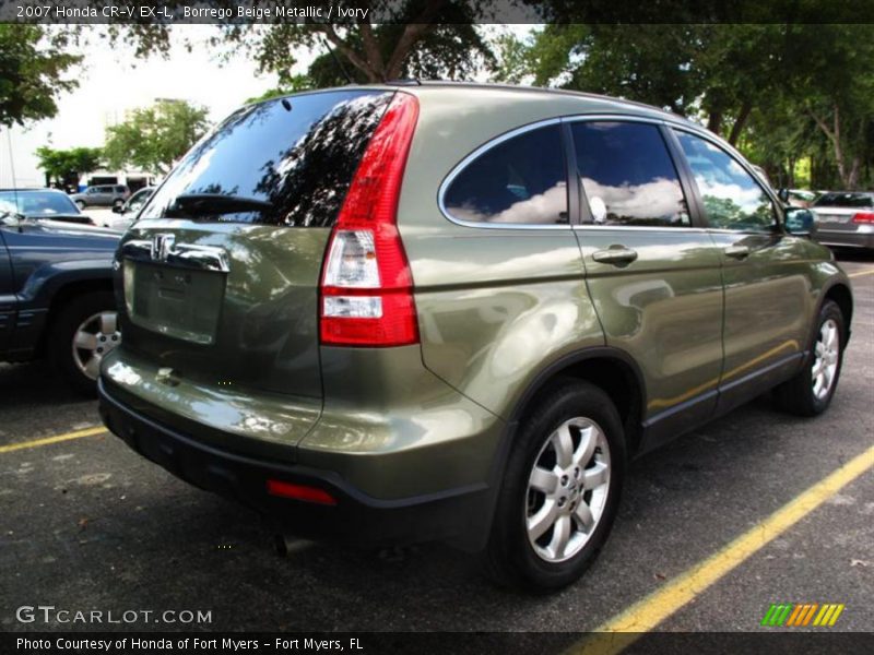 Borrego Beige Metallic / Ivory 2007 Honda CR-V EX-L