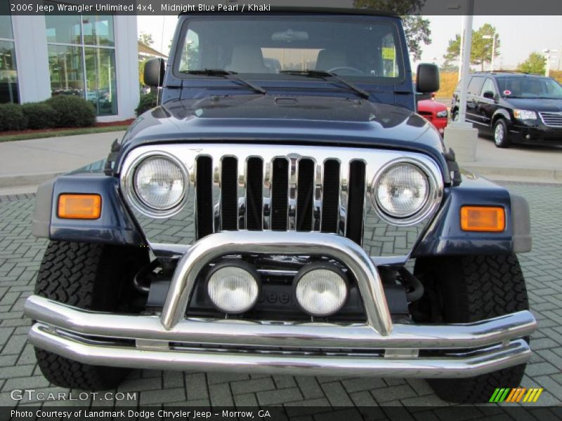 Midnight Blue Pearl / Khaki 2006 Jeep Wrangler Unlimited 4x4