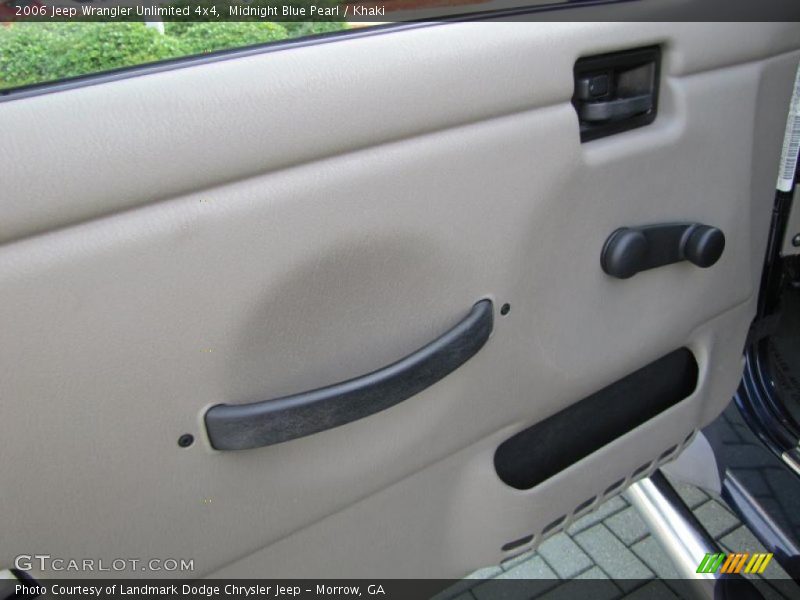 Midnight Blue Pearl / Khaki 2006 Jeep Wrangler Unlimited 4x4