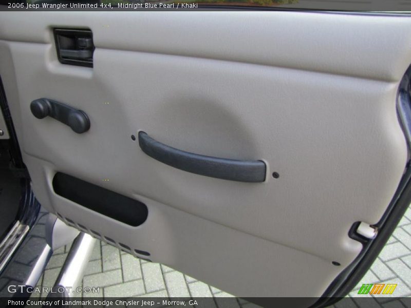 Midnight Blue Pearl / Khaki 2006 Jeep Wrangler Unlimited 4x4