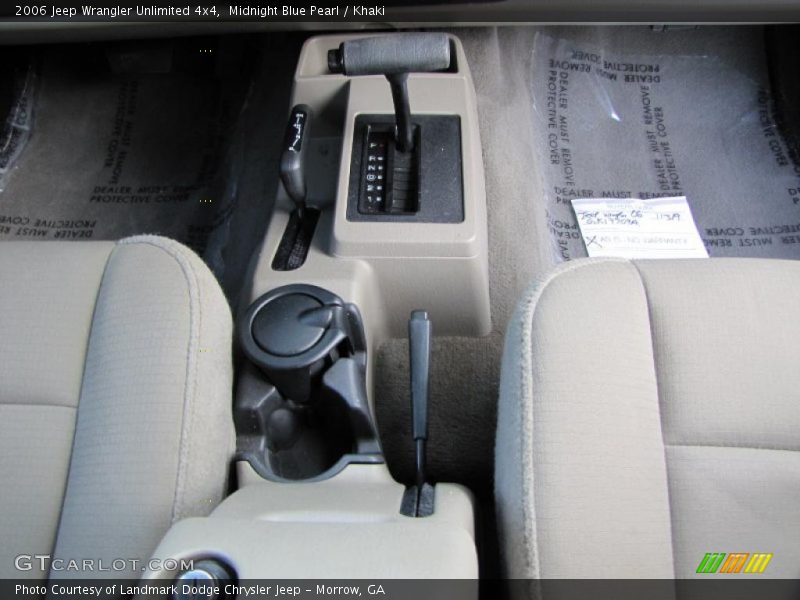 Midnight Blue Pearl / Khaki 2006 Jeep Wrangler Unlimited 4x4