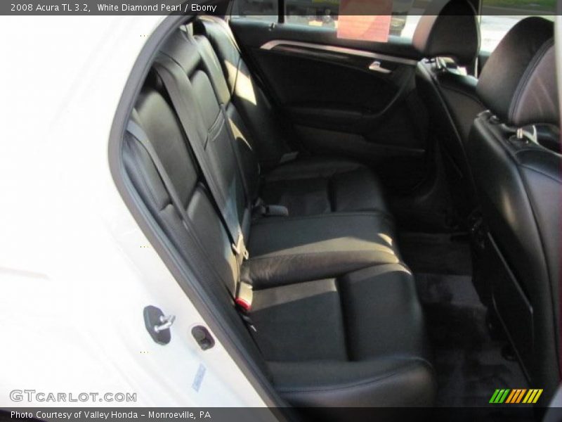 White Diamond Pearl / Ebony 2008 Acura TL 3.2