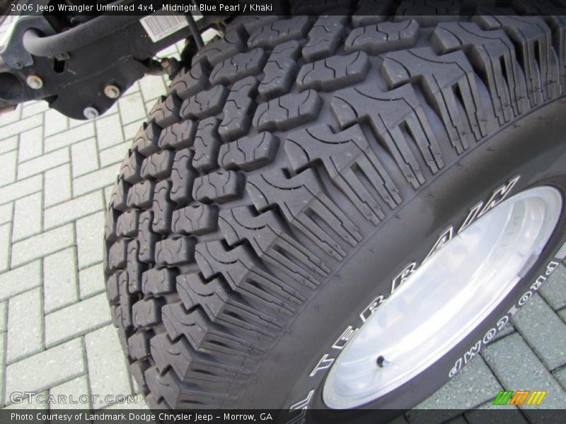 Midnight Blue Pearl / Khaki 2006 Jeep Wrangler Unlimited 4x4