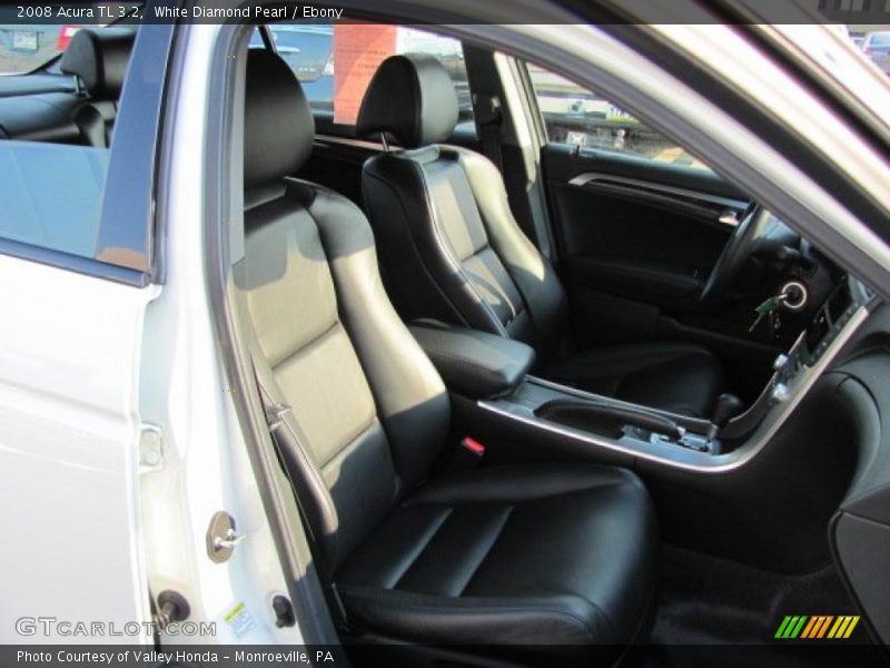 White Diamond Pearl / Ebony 2008 Acura TL 3.2
