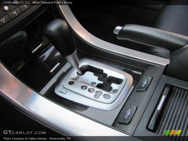 White Diamond Pearl / Ebony 2008 Acura TL 3.2