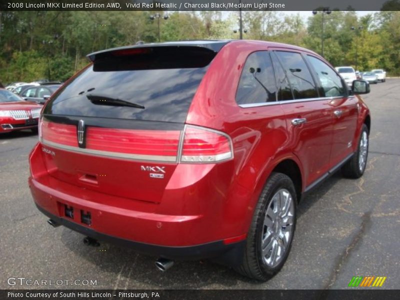 Vivid Red Metallic / Charcoal Black/Medium Light Stone 2008 Lincoln MKX Limited Edition AWD