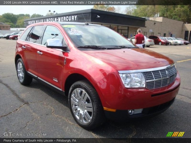 Vivid Red Metallic / Charcoal Black/Medium Light Stone 2008 Lincoln MKX Limited Edition AWD