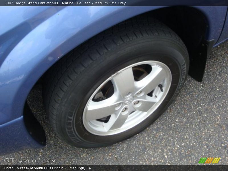 Marine Blue Pearl / Medium Slate Gray 2007 Dodge Grand Caravan SXT