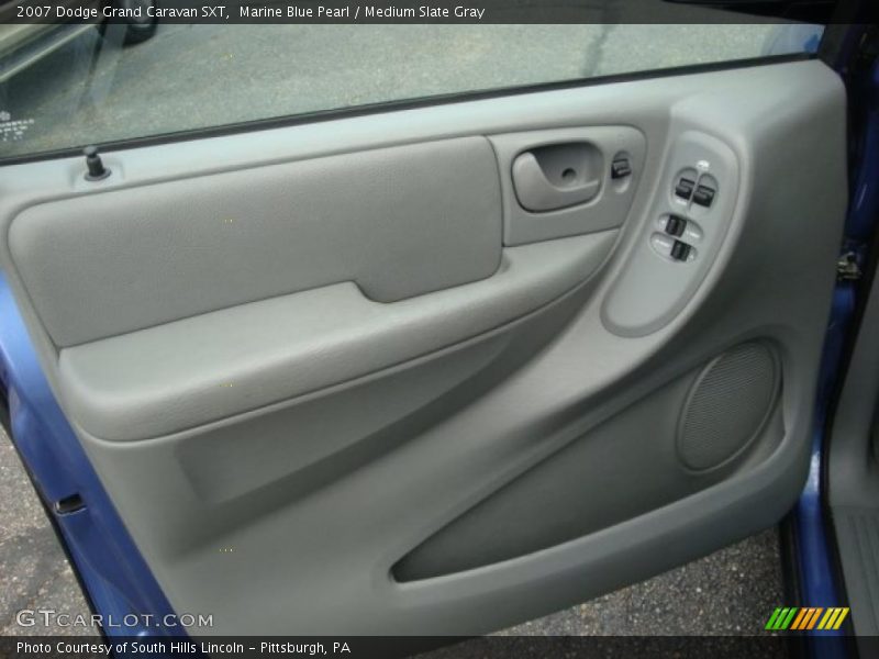 Marine Blue Pearl / Medium Slate Gray 2007 Dodge Grand Caravan SXT