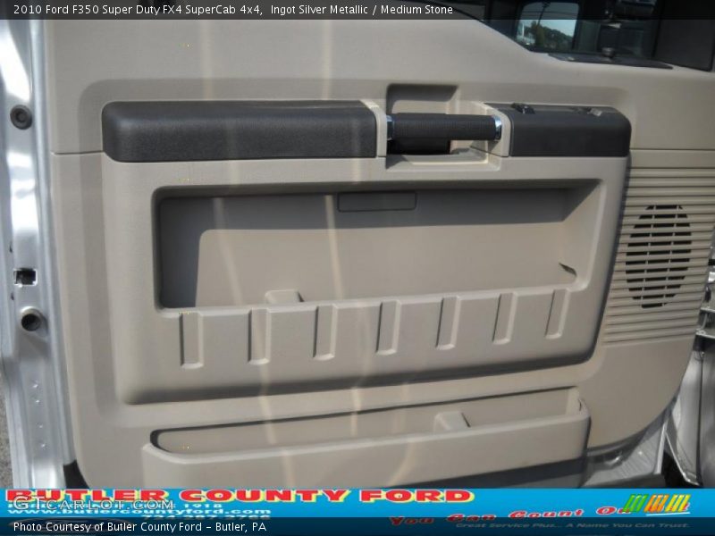 Ingot Silver Metallic / Medium Stone 2010 Ford F350 Super Duty FX4 SuperCab 4x4