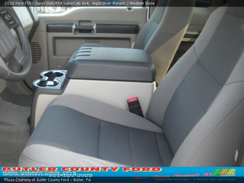 Ingot Silver Metallic / Medium Stone 2010 Ford F350 Super Duty FX4 SuperCab 4x4
