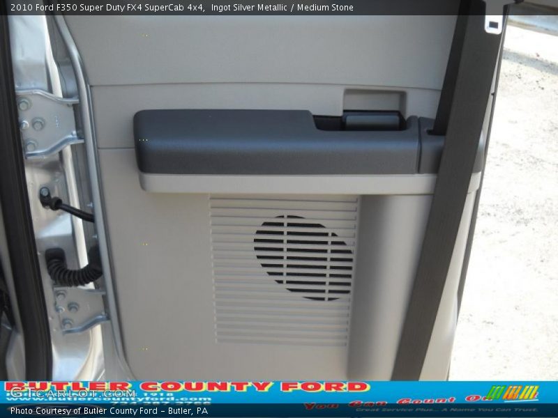 Ingot Silver Metallic / Medium Stone 2010 Ford F350 Super Duty FX4 SuperCab 4x4