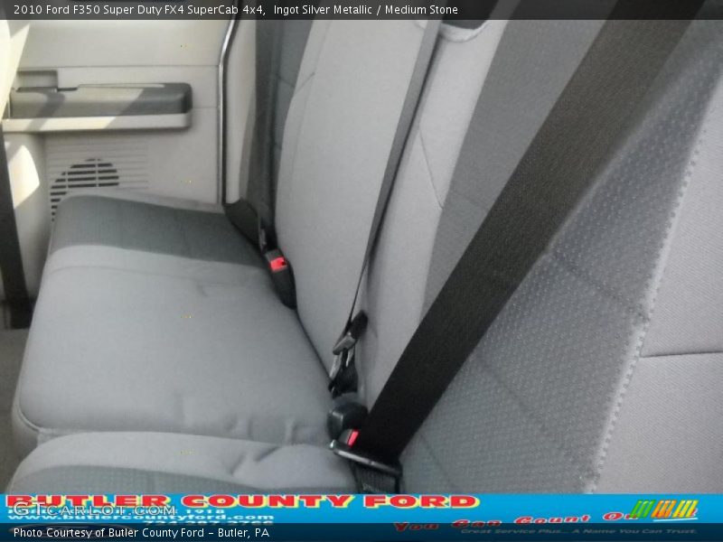 Ingot Silver Metallic / Medium Stone 2010 Ford F350 Super Duty FX4 SuperCab 4x4