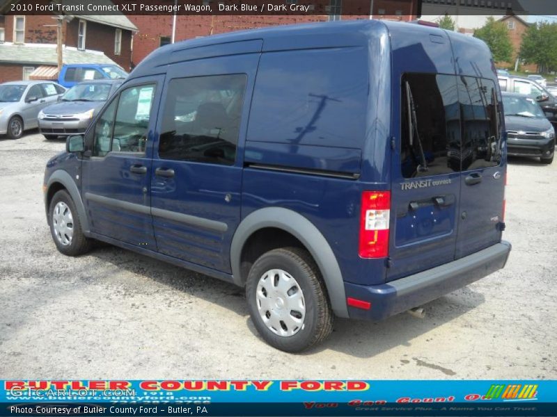 Dark Blue / Dark Gray 2010 Ford Transit Connect XLT Passenger Wagon