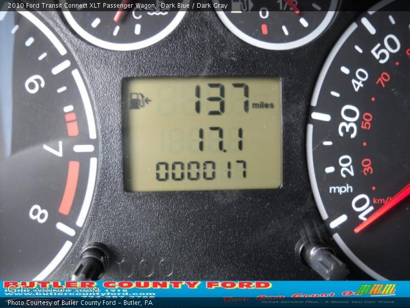 Dark Blue / Dark Gray 2010 Ford Transit Connect XLT Passenger Wagon