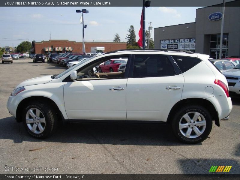 Glacier Pearl White / Cafe Latte 2007 Nissan Murano S AWD