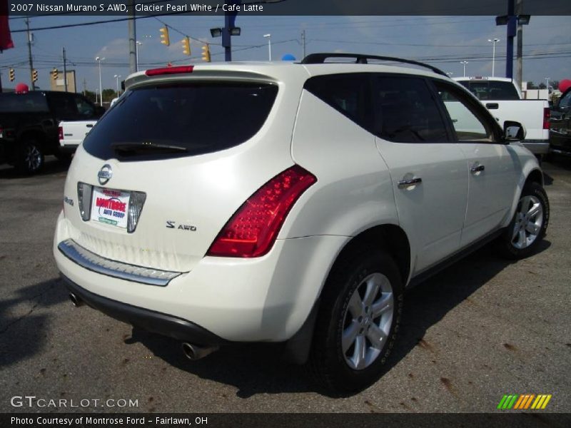 Glacier Pearl White / Cafe Latte 2007 Nissan Murano S AWD