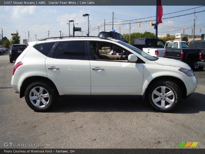 Glacier Pearl White / Cafe Latte 2007 Nissan Murano S AWD