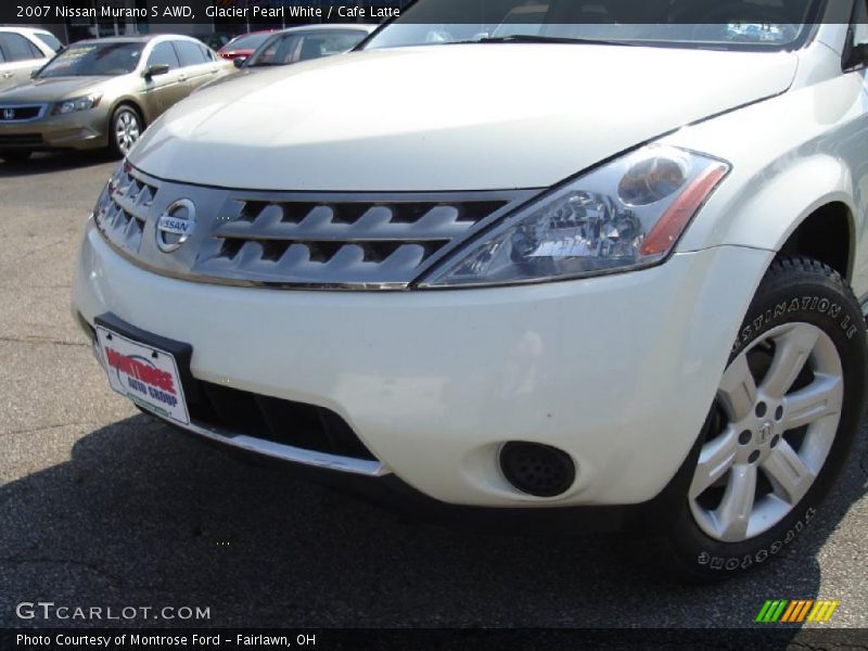 Glacier Pearl White / Cafe Latte 2007 Nissan Murano S AWD