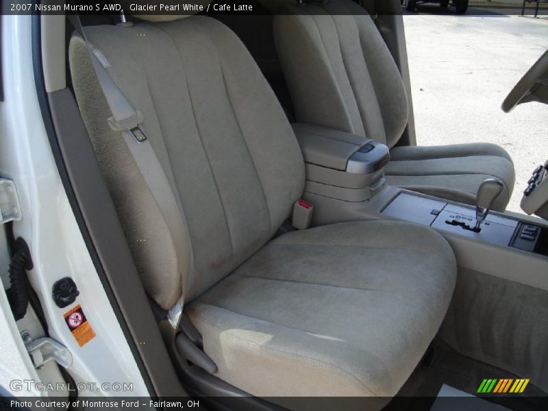Glacier Pearl White / Cafe Latte 2007 Nissan Murano S AWD