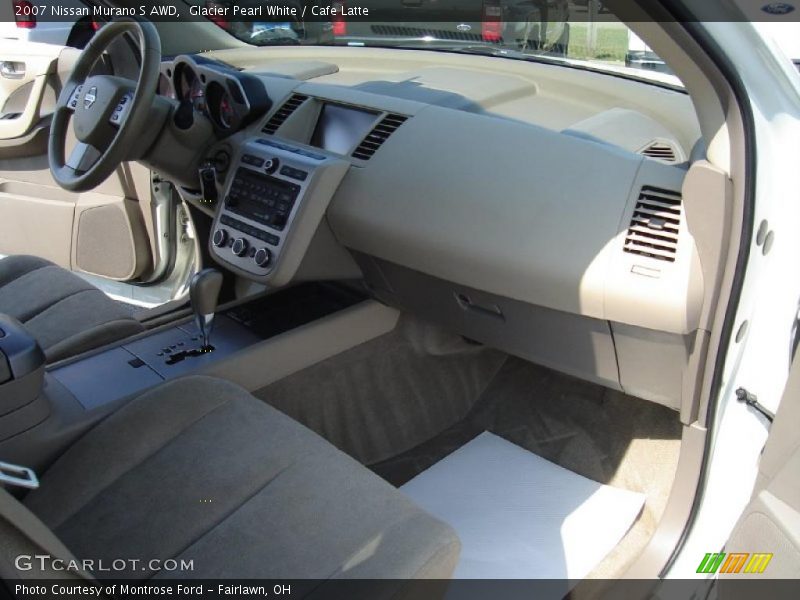 Glacier Pearl White / Cafe Latte 2007 Nissan Murano S AWD