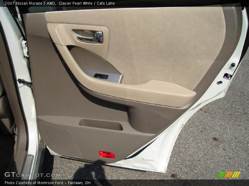 Glacier Pearl White / Cafe Latte 2007 Nissan Murano S AWD
