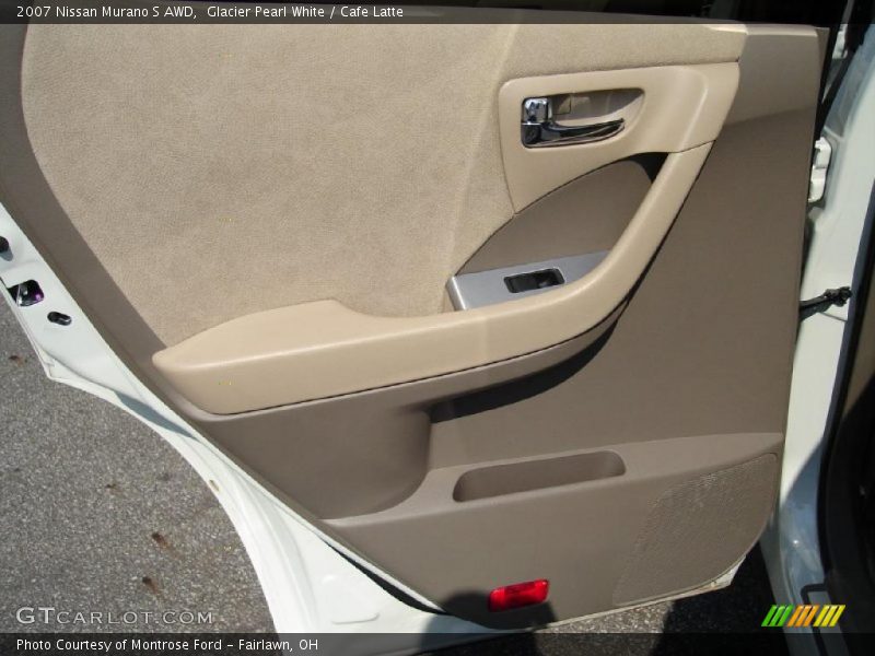 Glacier Pearl White / Cafe Latte 2007 Nissan Murano S AWD