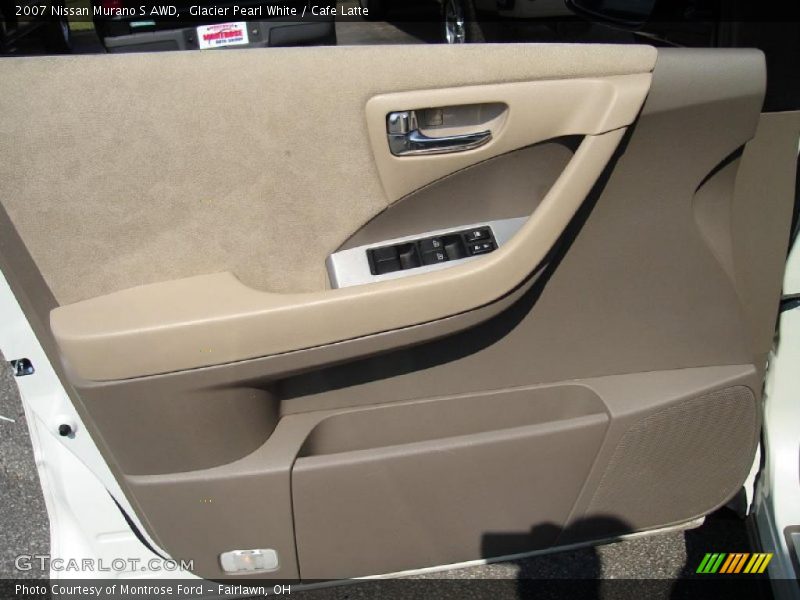 Glacier Pearl White / Cafe Latte 2007 Nissan Murano S AWD