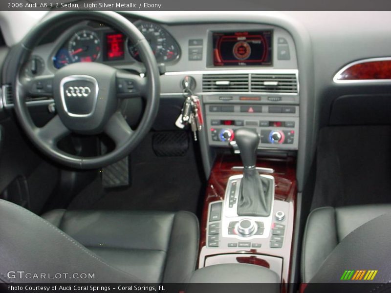 Light Silver Metallic / Ebony 2006 Audi A6 3.2 Sedan
