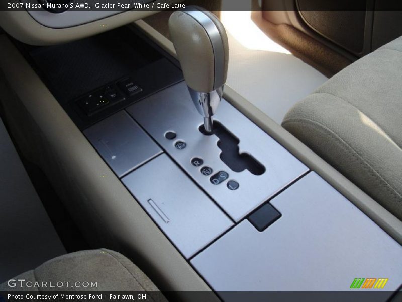 Glacier Pearl White / Cafe Latte 2007 Nissan Murano S AWD