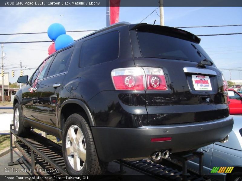Carbon Black Metallic / Ebony 2008 GMC Acadia SLT