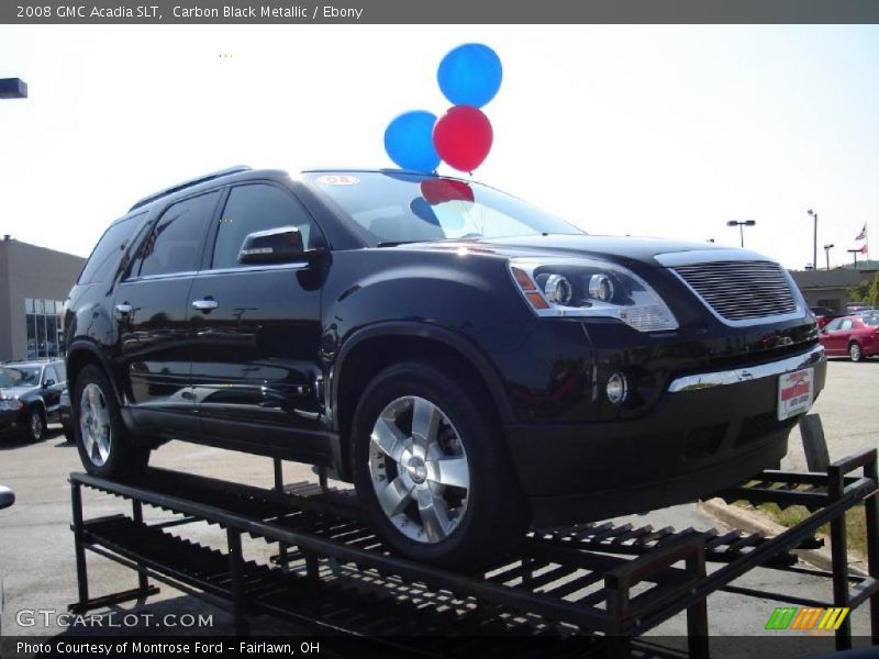 Carbon Black Metallic / Ebony 2008 GMC Acadia SLT