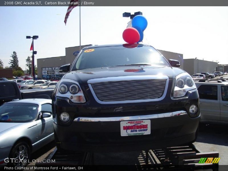 Carbon Black Metallic / Ebony 2008 GMC Acadia SLT