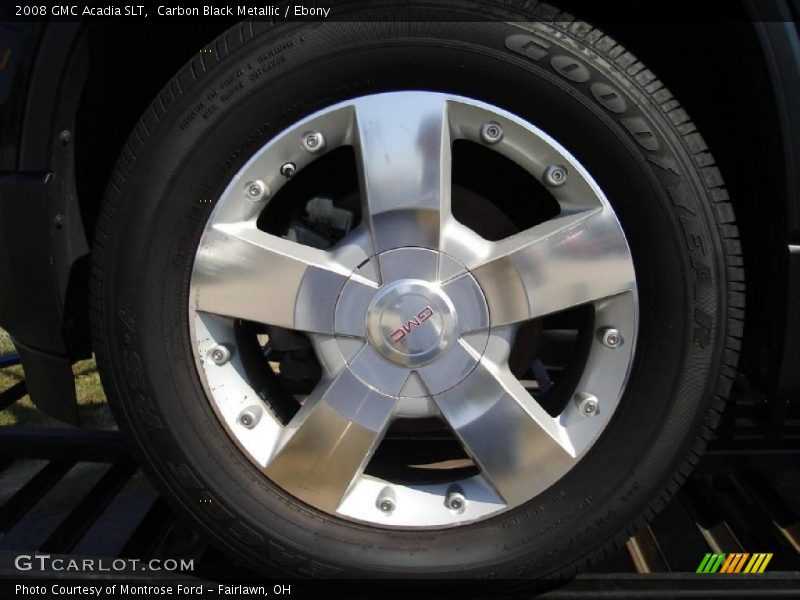 Carbon Black Metallic / Ebony 2008 GMC Acadia SLT