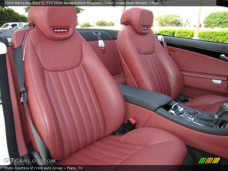  2009 SL 550 Silver Arrow Edition Roadster Red Interior